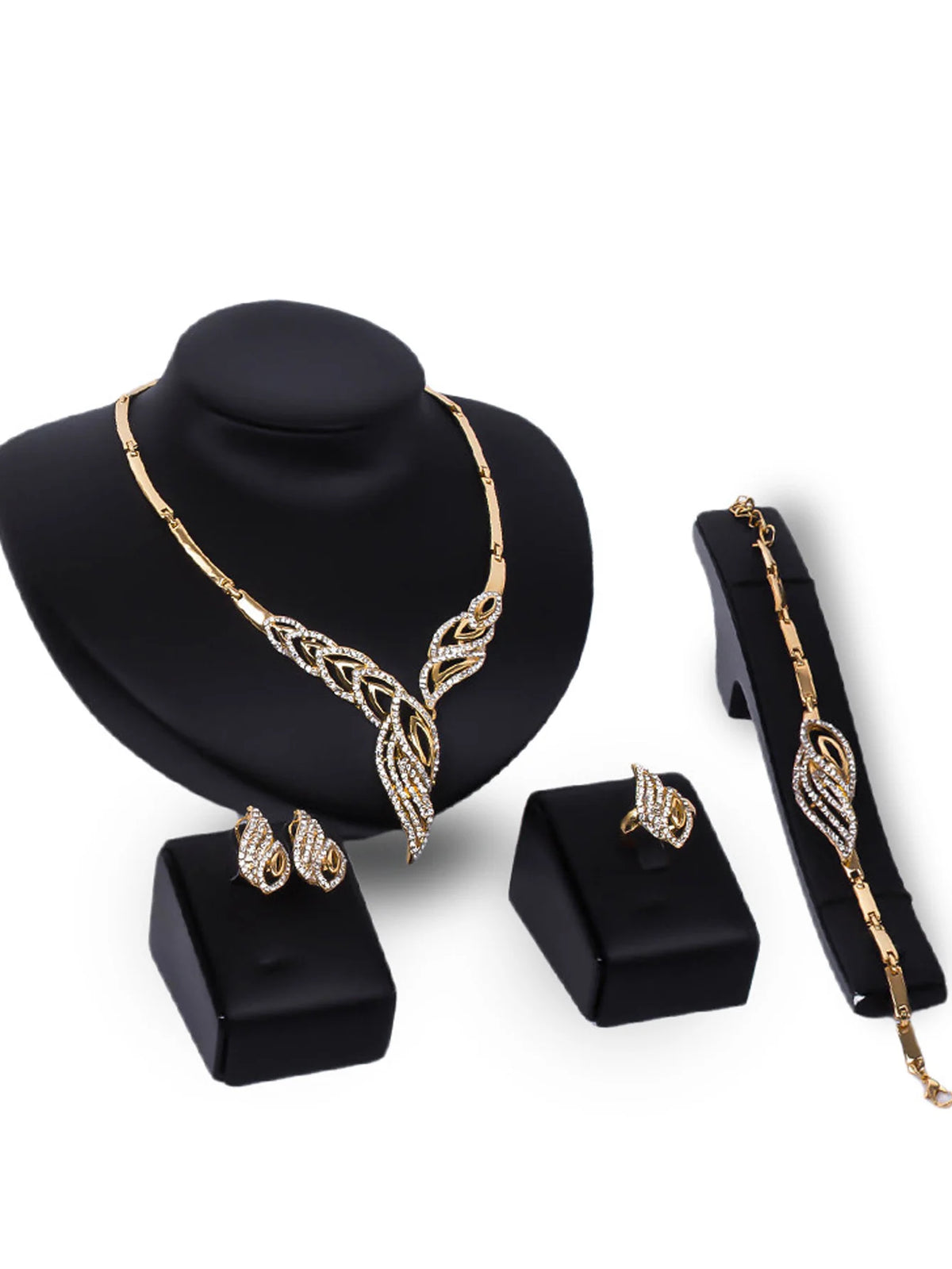 18K Gold Plated Complete Jewelry Set