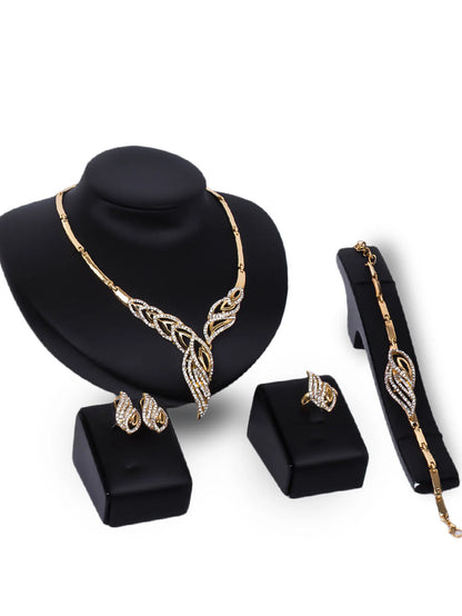 18K Gold Plated Complete Jewelry Set