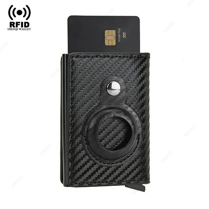 Airtag Secure Slim Leather Wallet