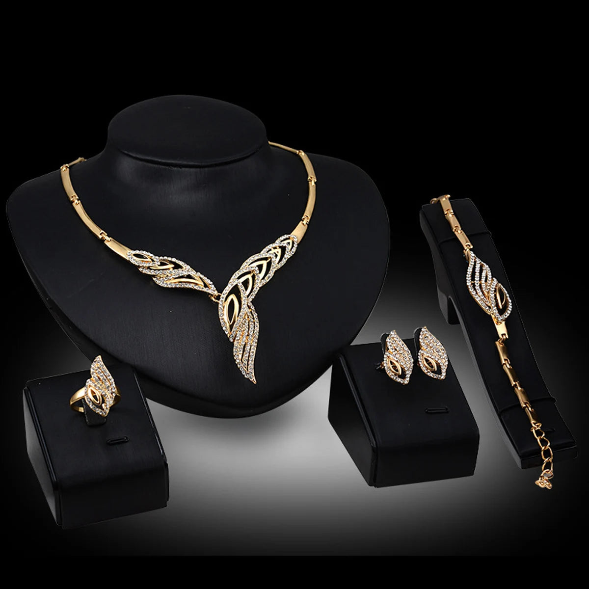 18K Gold Plated Complete Jewelry Set