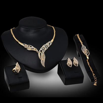 18K Gold Plated Complete Jewelry Set