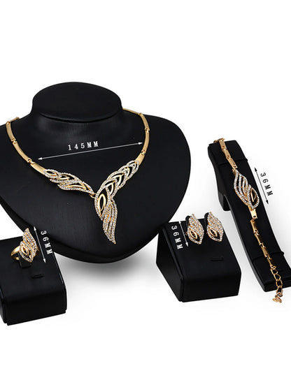 18K Gold Plated Complete Jewelry Set
