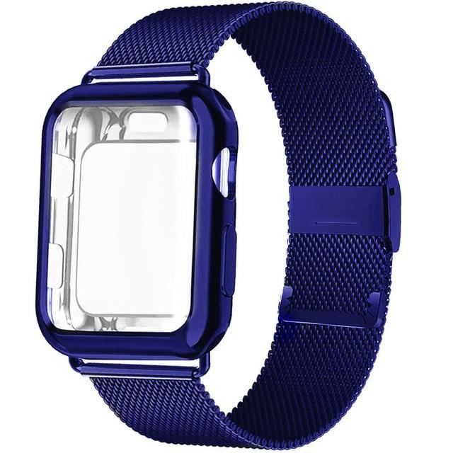 Apple Watch Milanese Band With Protective Case