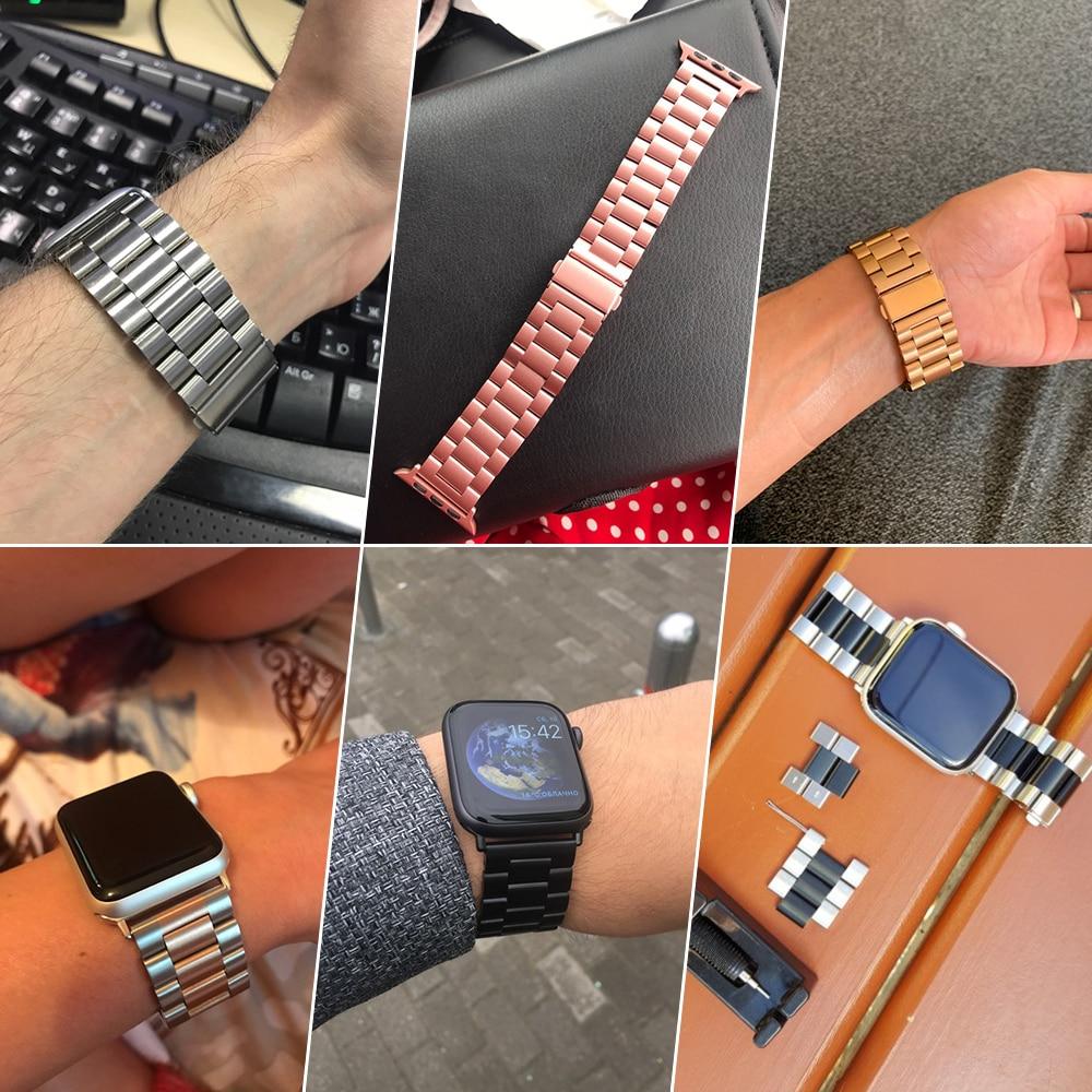 Luxury Stainless Steel Stylish Band For Apple Watch