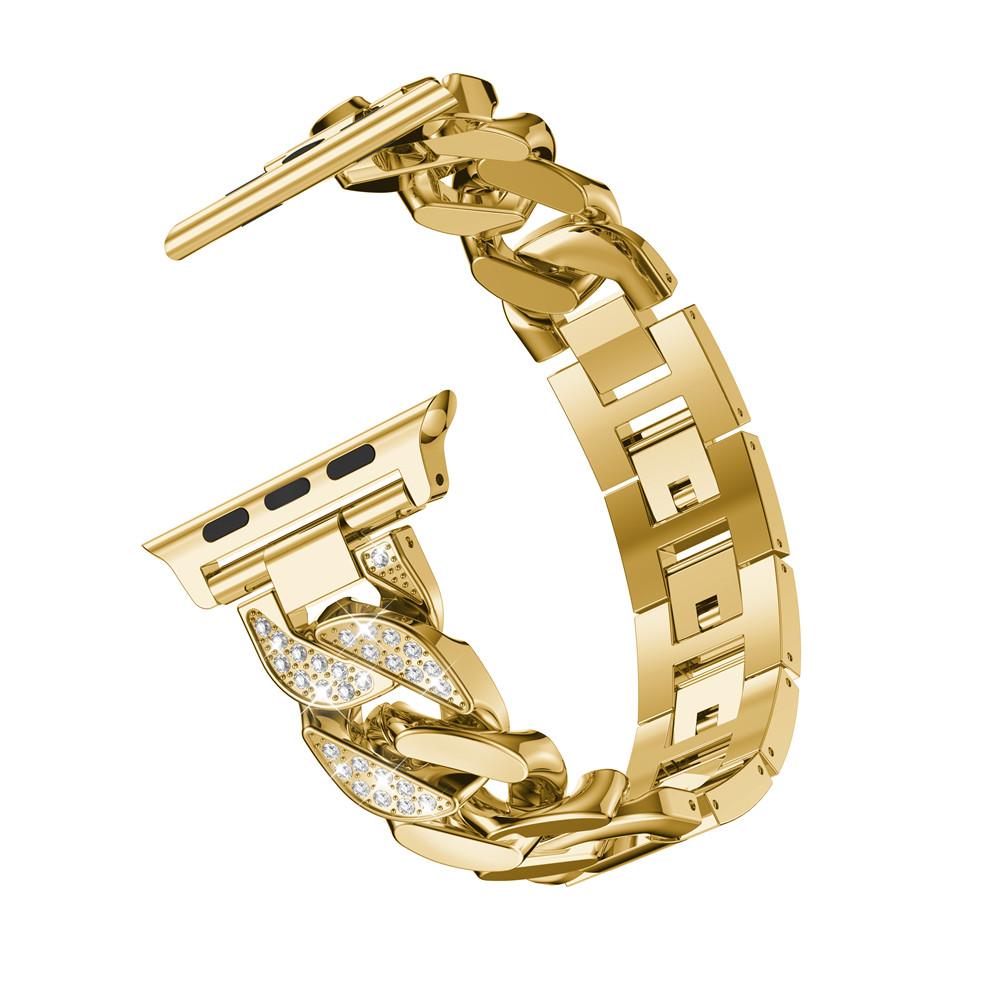Elegant Stainless Steel  Diamond Band For Apple Watch