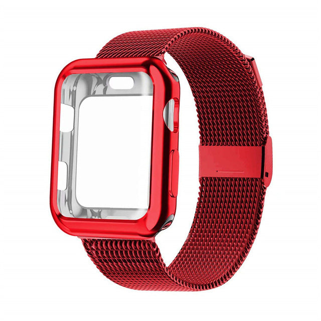 Apple Watch Milanese Band With Protective Case