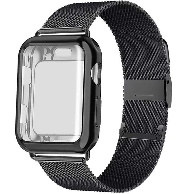 Apple Watch Milanese Band With Protective Case