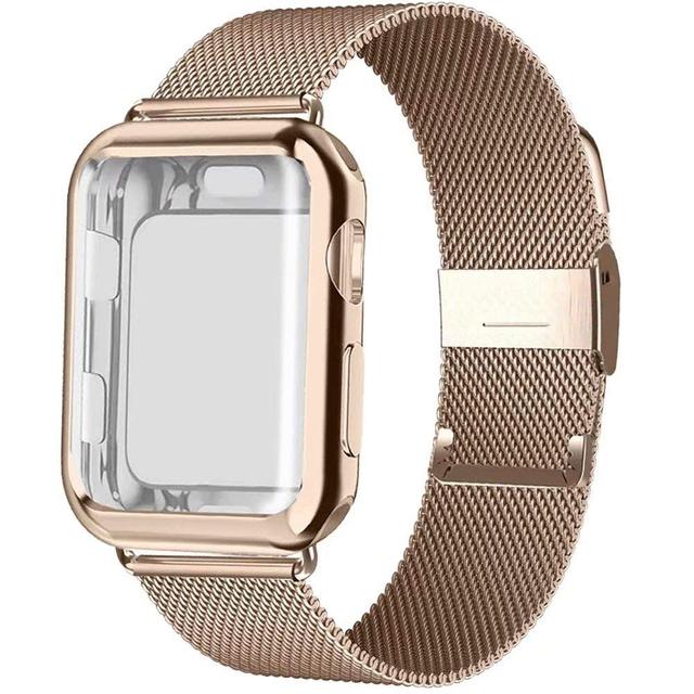 Apple Watch Milanese Band With Protective Case