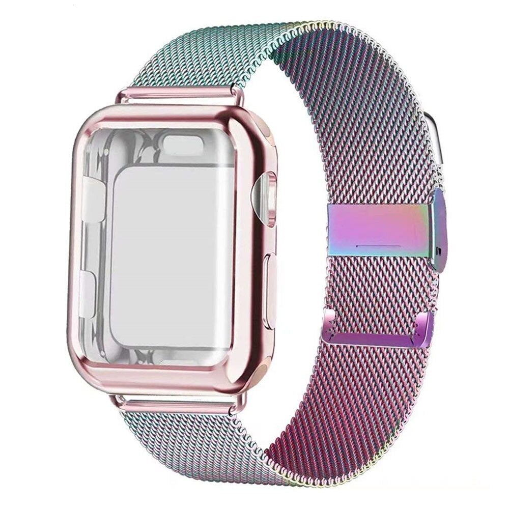Apple Watch Milanese Band With Protective Case